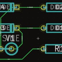 eSim provides the feature to create PCB layout of circuit schematic using cvpcb package of Kicad. It also supports multiple hierarchical layers of printed circuit design.