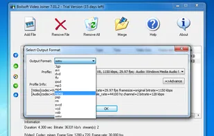 Boilsoft Video Joiner screenshot 2