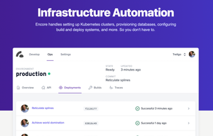 Encore.dev screenshot 1