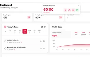 PomoDash screenshot 2