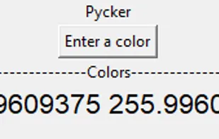 When you choose a color...