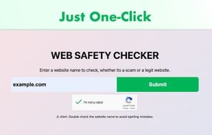 Website Safety Checker screenshot 1