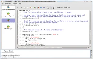 Nixstaller screenshot 1