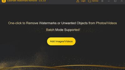 Launch EasePaint Watermark Remover and add images/videos