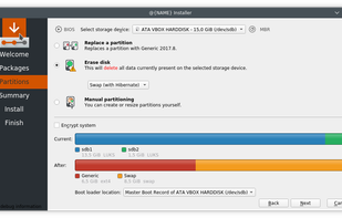 Calamares screenshot 2