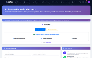 AI Powered Domain Discovery