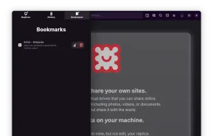 Oku Web Browser screenshot 1