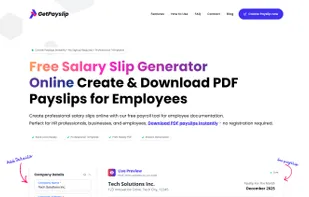 Free salary slip generator online