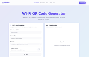 wifiqr.io screenshot 1