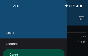 Player for Rainwave screenshot 1