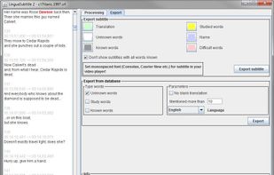 LinguaSubtitle screenshot 1