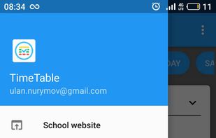 Timetable screenshot 1