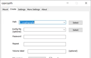 cppcryptfs screenshot 3