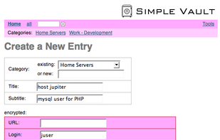 SimpleVault screenshot 2