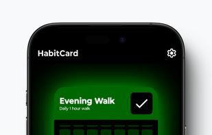 Habit Card: Evening Walk