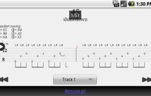 Guitar Tab Player screenshot 1