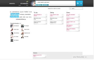 The visual task management Kanban table view. You can assign tasks to single or multiple users.