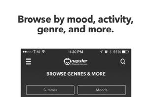 Napster screenshot 1