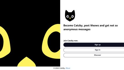 Welcome to Catzby Social Network