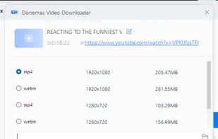 Donemax Video Downloader screenshot 1