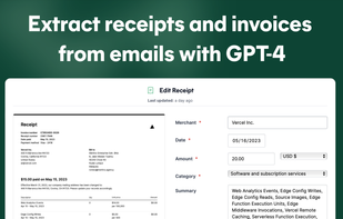 Receiptor AI screenshot 1