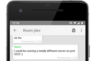 Stork IM screenshot 1