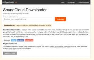 SoundCloud Downloader screenshot 1