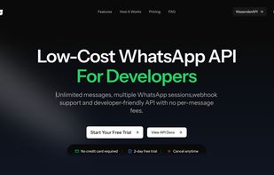Low-Cost WhatsApp API
For Developers
