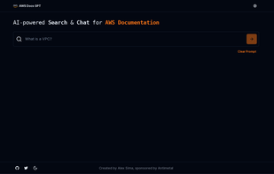 AWS Docs GPT screenshot 1