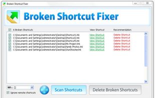 Broken Shortcut Fixer screenshot 1