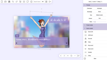Tuesday JS: Open-source, JavaScript engine for creating visual novels ...
