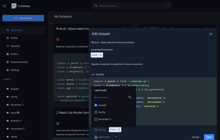 CodeKeep screenshot 2