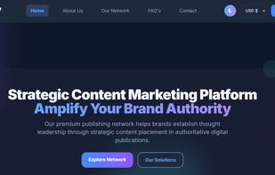 This is the homepage page of Adoovy consists of all the important pages including our services and networks.