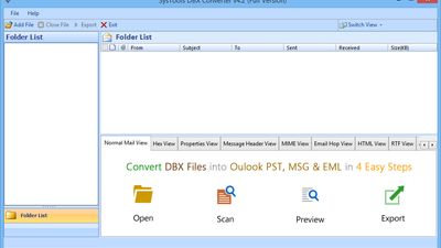 SysTools DBX Converter screenshot 1