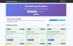 Go Interview Practice screenshot 2