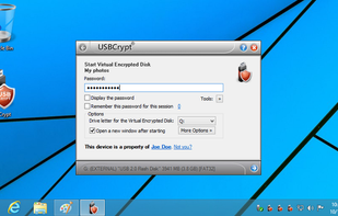 USBCrypt screenshot 1