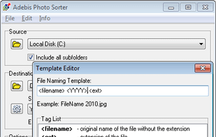 Adebis Photo Sorter screenshot 1