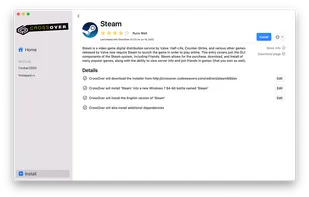 CrossOver screenshot 2