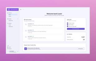 Safebucket screenshot 1