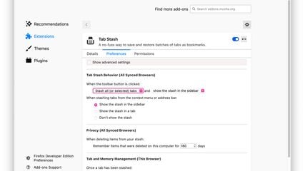 Tab Stash: Firefox Extension To Save Tabs As Groups For Later ...