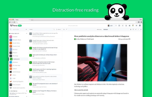 Panda news reader screenshot 1