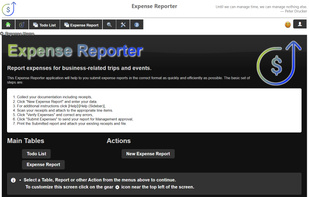 Expense Reporter Sample Application