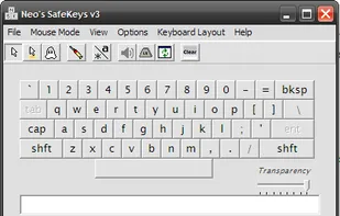 Neo's SafeKeys screenshot 1
