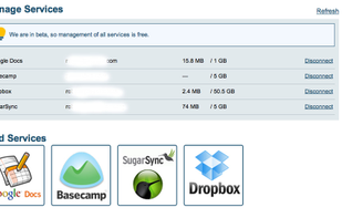 Sync between multiple storage services