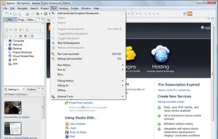 Aptana Studio screenshot 3
