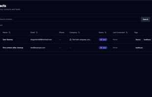 Contact Manager manager