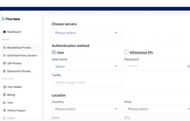 Thordata  screenshot 1