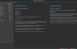 Screenshot of older version