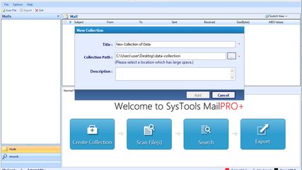 SysTools MailPro+ screenshot 1