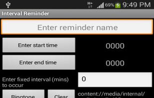 Interval Reminder screenshot 1